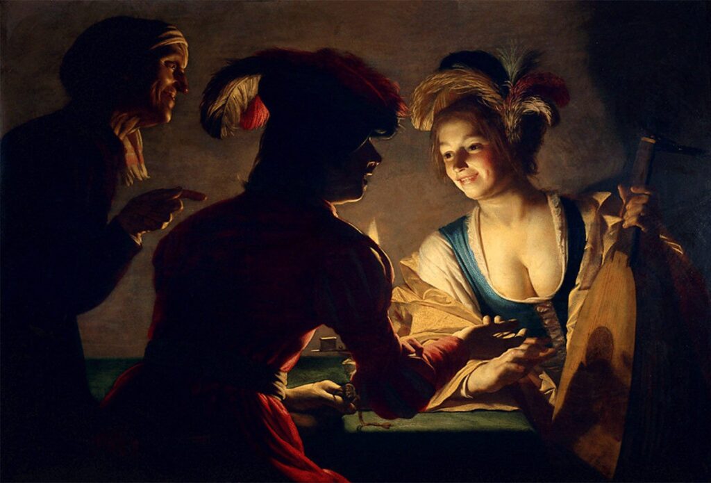 Gerrit van Honthorst’s ‘The Matchmaker’