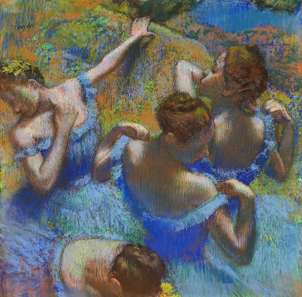 ‘The Blue Dancers’ by Edgar Degas